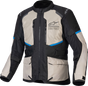 ALPINESTARS Andes Air Drystar? Jacket - Black/Laurel Gray/Bright Blue - Medium 3207924-1479-M