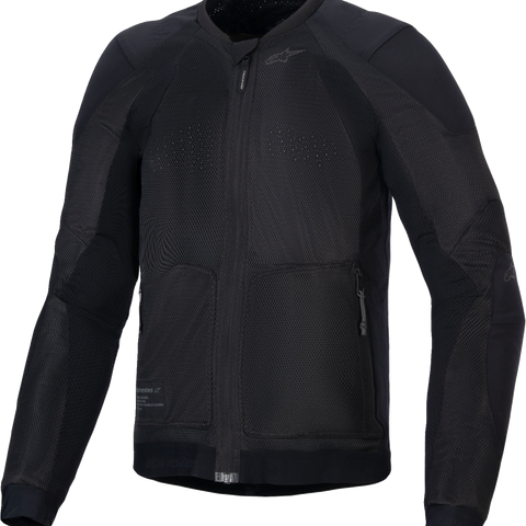 ALPINESTARS Troop-Air Jacket - Black/Black - Small 3301225-1100-S