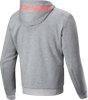ALPINESTARS Chrome v2 Sport Hoodie - Heather Gray/Red Fluo - Large 4200325-9199-L