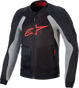 ALPINESTARS Troop-Air Jacket - Black/Ash Gray/Bright Red - Large 3301225-1087-L