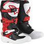 ALPINESTARS Youth Tech3S Boots - White/Black/Red - US 8 / EU 42 2014024-2030-8