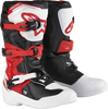 ALPINESTARS Youth Tech3S Boots - White/Black/Red - US 6 / EU 39 2014024-2030-6