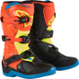 ALPINESTARS Youth Tech3S Boots - Orange/Blue/Yellow/Black - US 5 / EU 38 2014024-4755-5