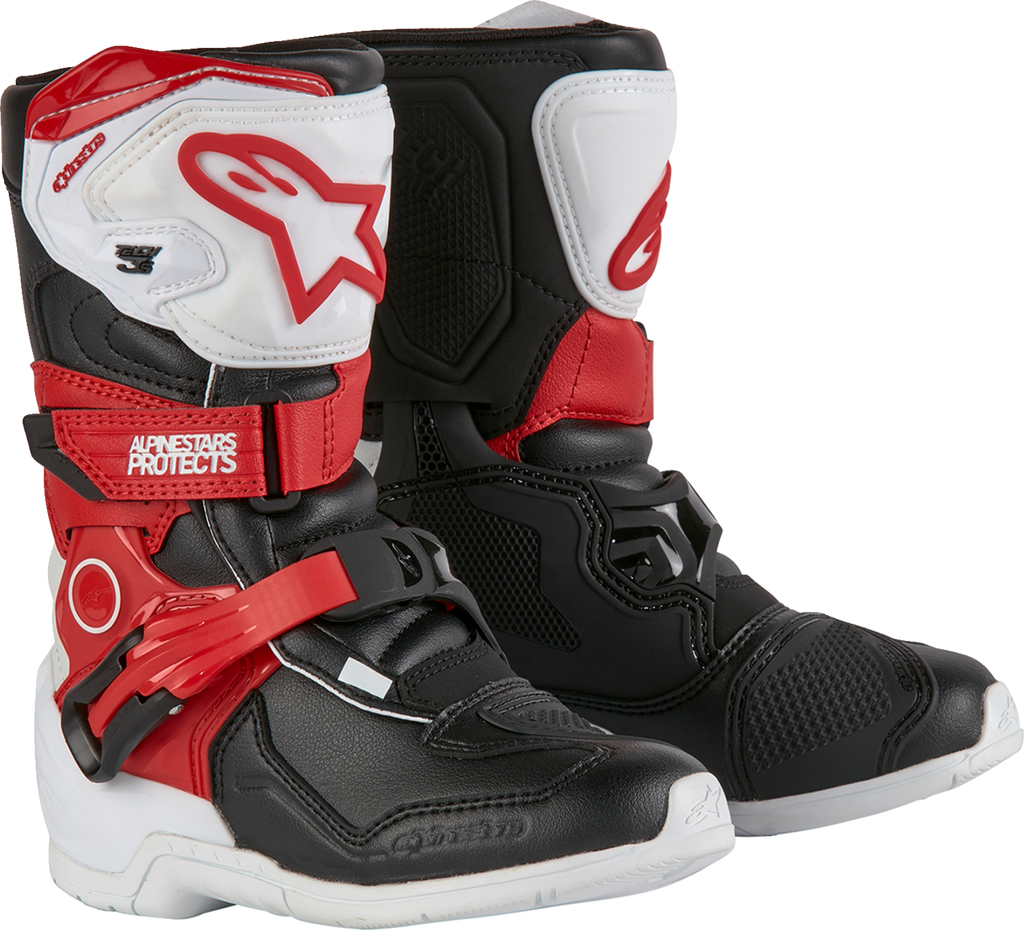 ALPINESTARS Kids Tech 3S Boots - Red/Black/White - US 11 / EU 29 2014524-2030-11