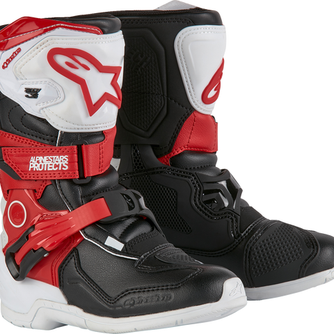 ALPINESTARS Kids Tech 3S Boots - Red/Black/White - US 13 / EU 32 2014524-2030-13