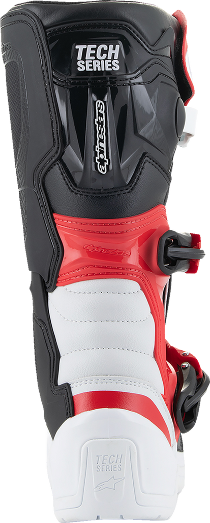 ALPINESTARS Youth Tech3S Boots - White/Black/Red - US 8 / EU 42 2014024-2030-8