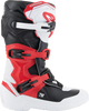 ALPINESTARS Youth Tech3S Boots - White/Black/Red - US 8 / EU 42 2014024-2030-8