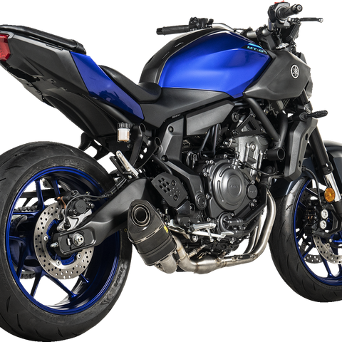 AKRAPOVIC Racing Line Exhaust System - Carbon Fiber - Yamaha MT-07 S-Y7R2-AFC/1