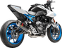 AKRAPOVIC Racing Line Exhaust System - Carbon Fiber - Suzuki GSX-8S & GSX-8R S-S8R2-EEC