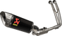 AKRAPOVIC Racing Line Exhaust System - Carbon Fiber - Suzuki GSX-8S & GSX-8R S-S8R2-EEC