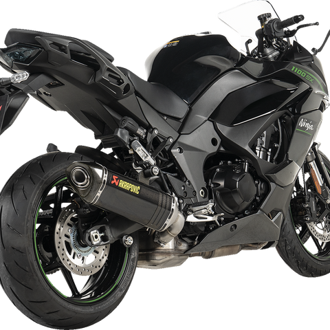 AKRAPOVIC Slip-On Line Muffler - Carbon Fiber - Kawasaki Ninja 1000 SX & Ninja 1100 SX S-K10SO32-HRC