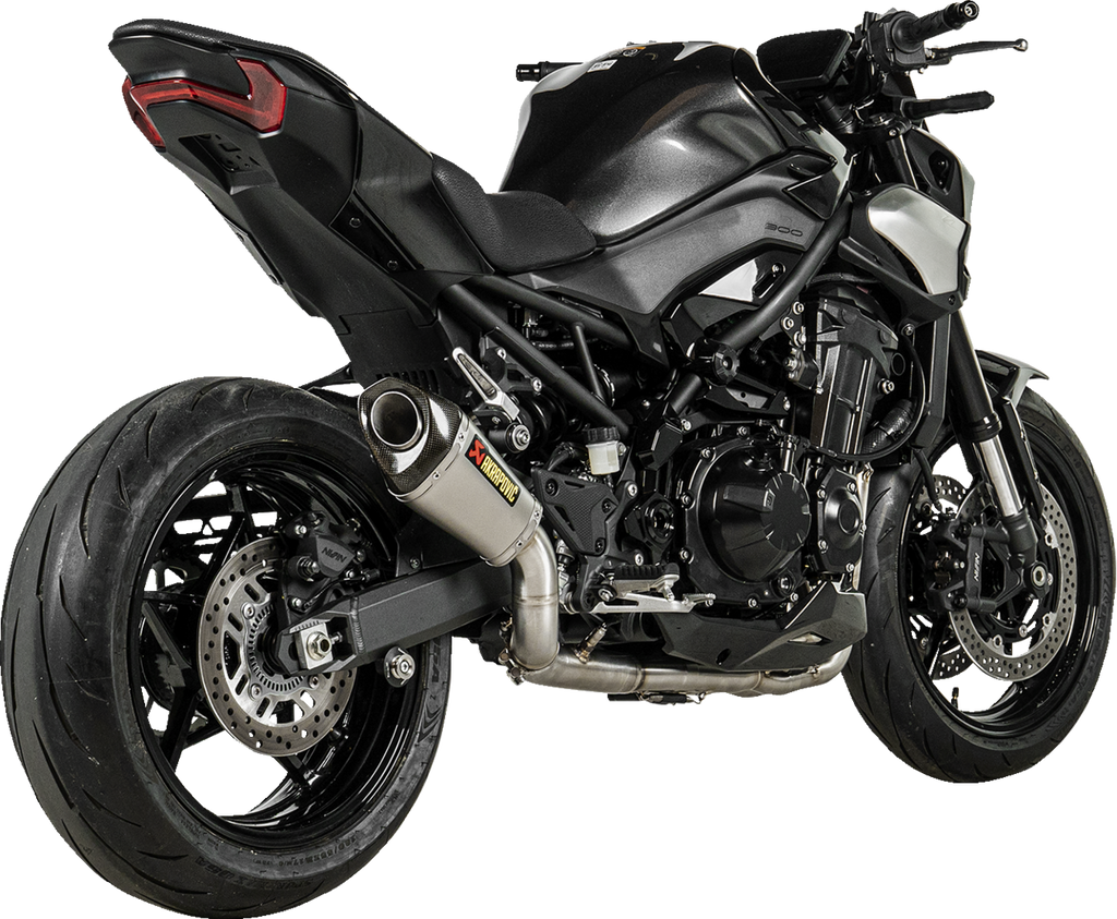 AKRAPOVIC Slip-On Line Muffler - Titanium - Kawasaki Z900 S-K9SO12-ASZT
