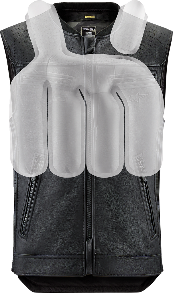 ALPINESTARS TECH-AIR Tech-Air? 3 v2 Leather Vest - Black - Small 6505225-10-S