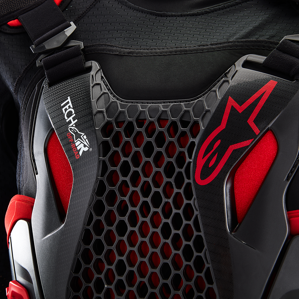 ALPINESTARS TECH-AIR Tech-Air® Off-Road Airbag System, Black/Red, Small - 6507123-13F-S