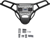 RAVEK Front Bumper/Skid Plate with White Lights - Black - RZR XP 1000 64-317BKL