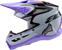 ALPINESTARS Youth SM3 Helmet - Jettson - Glosss Black/Gray/Purple - Large 8303226-9277-YL