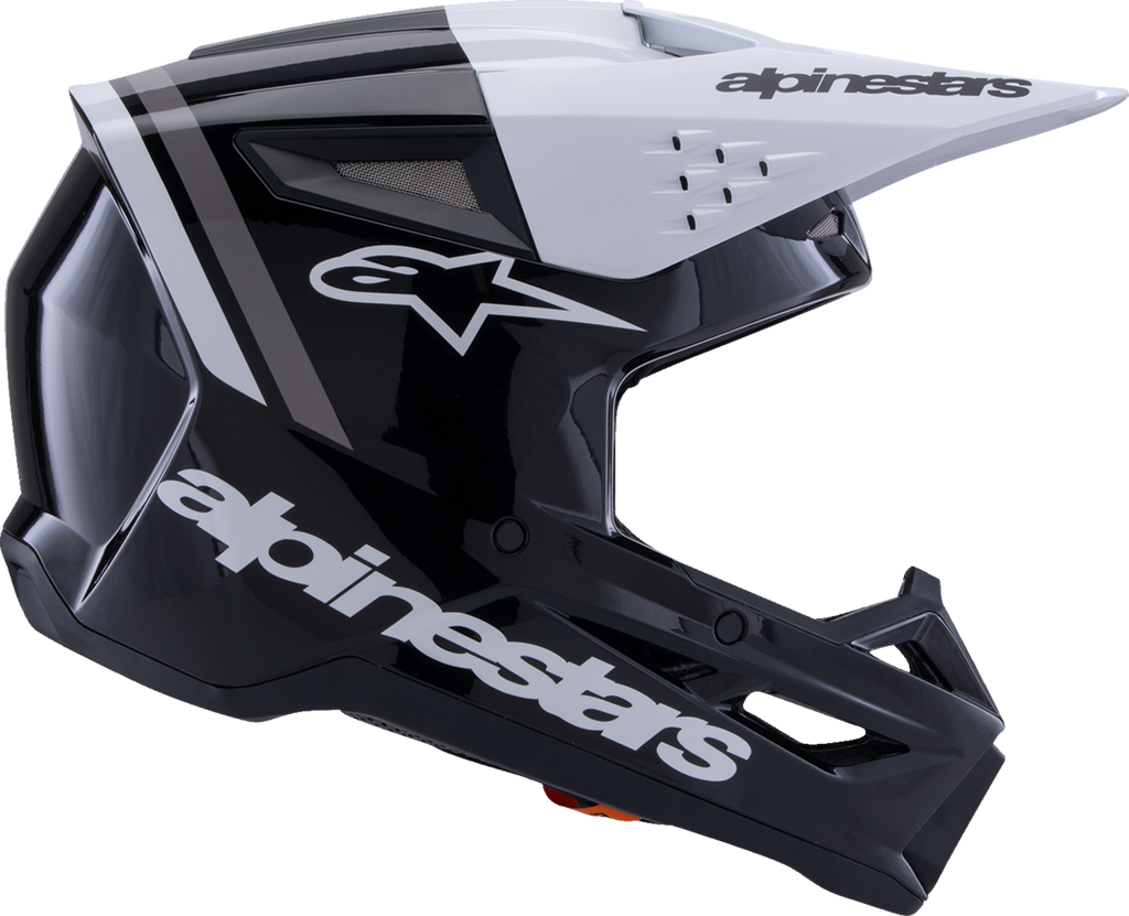 ALPINESTARS SM3 Helmet - Radium - Gloss Black/White/Gray - Medium 8300826-1546-M