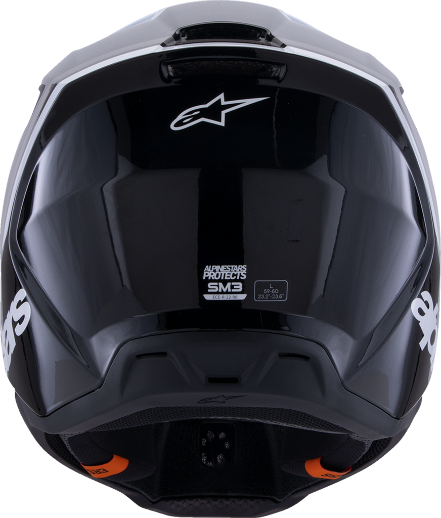ALPINESTARS SM3 Helmet - Radium - Gloss Black/White/Gray - Medium 8300826-1546-M