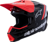 ALPINESTARS SM3 Helmet - Radium - Gloss Black/Red Fluo/White - XS 8300826-1553-XS