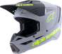 ALPINESTARS SM3 Helmet - Radium - Matte Gray/Black/Yellow Fluo - Large 8300826-9510-L