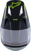 ALPINESTARS SM3 Helmet - Radium - Matte Gray/Black/Yellow Fluo - Medium 8300826-9510-M
