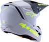 ALPINESTARS SM3 Helmet - Radium - Matte Gray/Black/Yellow Fluo - Medium 8300826-9510-M