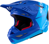 ALPINESTARS Supertech M10 Helmet - Flood - MIPS? - Blue/Black Carbon - Small 8301023-7282-S