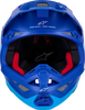 ALPINESTARS Supertech M10 Helmet - Flood - MIPS? - Blue/Black Carbon - Small 8301023-7282-S