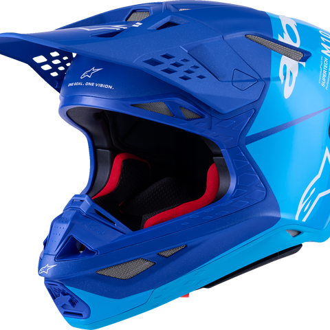 ALPINESTARS Supertech M10 Helmet - Flood - MIPS? - Blue/Black Carbon - Large 8301023-7282-L