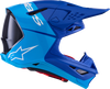 ALPINESTARS Supertech M10 Helmet - Flood - MIPS? - Blue/Black Carbon - Large 8301023-7282-L