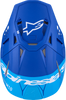 ALPINESTARS Supertech M10 Helmet - Flood - MIPS? - Blue/Black Carbon - Medium 8301023-7282-M