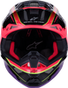 ALPINESTARS Supertech M10 Helmet - MIPS? - Era - Gloss Pink/Violet/Yellow Fluo - Small 8301223-3145-S