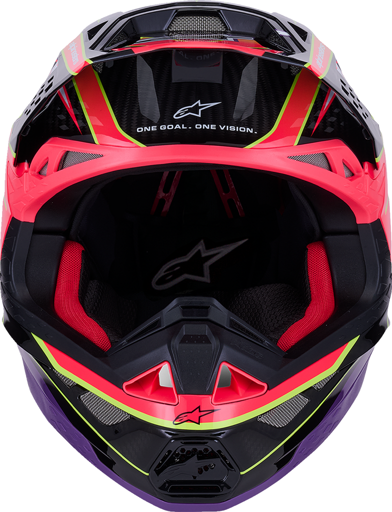 ALPINESTARS Supertech M10 Helmet - MIPS? - Era - Gloss Pink/Violet/Yellow Fluo - Small 8301223-3145-S