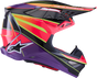 ALPINESTARS Supertech M10 Helmet - MIPS? - Era - Gloss Pink/Violet/Yellow Fluo - Large 8301223-3145-L