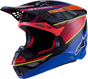 ALPINESTARS Supertech M10 Helmet - MIPS? - Era - Gloss Blue/Red/Yellow Fluo - XS 8301223-7356-XS