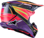 ALPINESTARS Supertech M10 Helmet - MIPS? - Era - Gloss Pink/Violet/Yellow Fluo - 2XL 8301223-3145-XXL