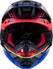 ALPINESTARS Supertech M10 Helmet - MIPS? - Era - Gloss Blue/Red/Yellow Fluo - XS 8301223-7356-XS