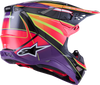 ALPINESTARS Supertech M10 Helmet - MIPS? - Era - Gloss Pink/Violet/Yellow Fluo - XL 8301223-3145-XL