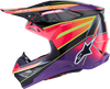 ALPINESTARS Supertech M10 Helmet - MIPS? - Era - Gloss Pink/Violet/Yellow Fluo - 2XL 8301223-3145-XXL