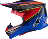 ALPINESTARS Supertech M10 Helmet - MIPS? - Era - Gloss Blue/Red/Yellow Fluo - Medium 8301223-7356-M
