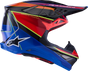 ALPINESTARS Supertech M10 Helmet - MIPS? - Era - Gloss Blue/Red/Yellow Fluo - XL 8301223-7356-XL