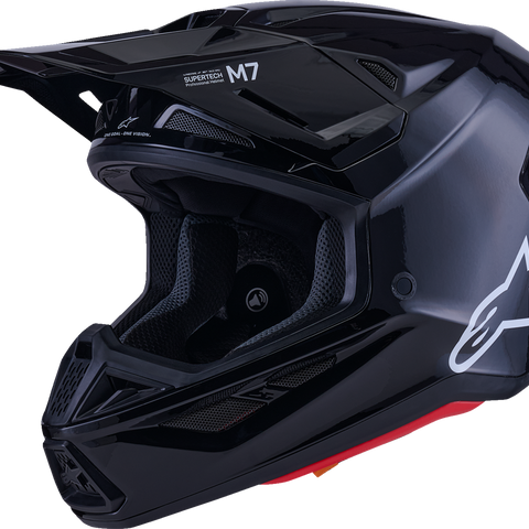 ALPINESTARS SM7 Helmet - Solid - Gloss Black - Medium 8301426-1180-M