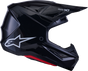 ALPINESTARS SM7 Helmet - Solid - Gloss Black - Large 8301426-1180-L