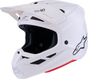 ALPINESTARS SM7 Helmet - Solid - Gloss White - Large 8301426-2180-L