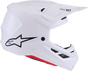 ALPINESTARS SM7 Helmet - Solid - Gloss White - Large 8301426-2180-L