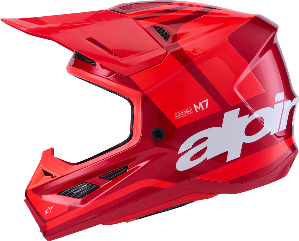 ALPINESTARS SM7 Helmet - Core - Gloss Red - XS 8301826-3127-XS