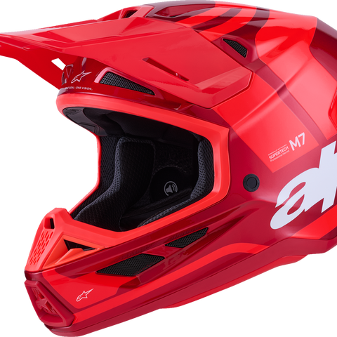 ALPINESTARS SM7 Helmet - Core - Gloss Red - Large 8301826-3127-L