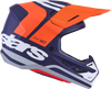 ALPINESTARS SM7 Helmet - Core - Matte Orange/Blue - Medium 8301826-408-M