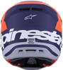 ALPINESTARS SM7 Helmet - Core - Matte Orange/Blue - 2XL 8301826-408-XXL