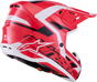 ALPINESTARS SM7 Helmet - Deed - Gloss Red/Black/White - XS 8302426-3139-XS